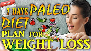 7 days paleo diet plan for weight loss youtube