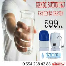 Kendi Suyunu Kendin Uret Sok Su Aritma 599 Tl 2020 Su Cihaz Isyeri