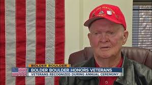 WWII Veteran Jack Thurman honored at BolderBoulder