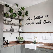 This Kitchen Is Seasoned With Love Kitchen Decor Wall Art Kitchen Decor Modern Kitchen Wall Quotes