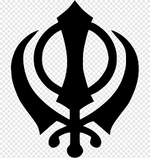 Arbeiten sie im angesicht wunderschöner tiere. Khanda Sikhismus Religion Symbol Khanda Schwarz Und Weiss Emblem Des Iran Png Pngegg