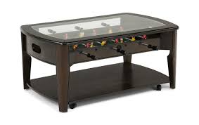 This is more than just a foosball table, it is an impressive conversation piece and center piece. Foosball Coffee Table Hom Furniture
