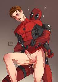 Deadpool x spiderman rule 34