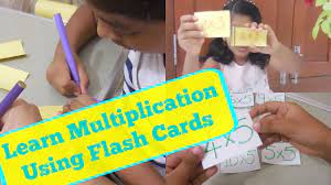 Download printable multiplication flash cards 6. Multiplication Flash Card How To Make Homemade Flashcards Kidshappiness Youtube