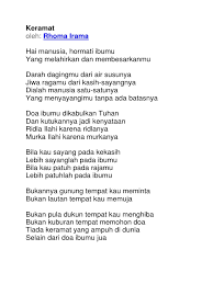 Lirik Lagu Keramat