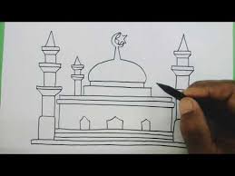 Gambar sketsa masjid bermenara ini tentu saja sangat special, sebab yang nampak menjulang tinggi adalah menaranya. Halaman Download Cara Menggambar Masjid Sederhana Yang Mudah Dan Cepat Tapi B