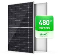 Jinko Full Black Solar Panel Topcon PV Module 420W 430W 440W Solaire Module  De Panneau