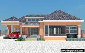 Four bedroom house plans 4 bedroom house designs family house plans country house plans modern house plans modern bungalow house design house roof design village house design duplex luxurious 4 room house plan with an open layout, spacious rooms and double garage. 4 Bedroom Flat House Plans Mansion Village House Design Beautiful House Plans
