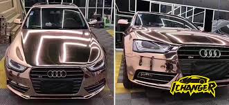 * stretchable pvc material, this vinyl wrap can be repositioned and stretched with heat gun. Black And Rose Gold Car Wrap Novocom Top
