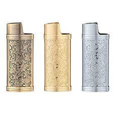 This is an own designed bic maxi lighter cover/ wrap pattern using even single drop peyote technique. 3 Pieces Lighter Case Sleeve Holder Cover Fit For Mini Bic Lighter J5 Bronze Silver Golden Buy Products Online With Ubuy Kuwait In Affordable Prices B07tq4y4vl