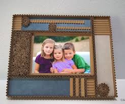 Great idea for make canvas frame with low cost and high qu. How To Make A Picture Frame Out Of Cardboard How To Make A Picture Frame Cardboard Frames Cardboard Frame