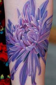 Chrysanthemum Tattoo November Birth Flower Purple Tattoos Chrysanthemum Tattoo Tattoos