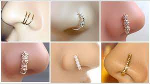 Elegant Stylish Ring Types Nose Pin Nose Studs Designs Nose Ring Designs Diy Nose Rings Nose Piercing Jewelry
