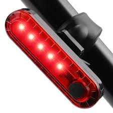 Ascher Usb Rechargeable Led Bike Tail Light Bright Bicycle Rear Cycling Safety Flashlight 330mah Lithium Battery 4 Li Usb Cables Bike Tail Light Cycling Safety