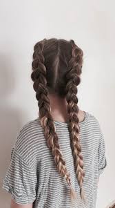 Many girls get confused between the two gorgeous braid types: Two Dutch Braids French Braid Hairstyles Braids For Long Hair Hair Styles