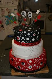 Black And White Birthday Cake Ideas Black White And Red 40th Birthday Cake Birthday Cakes Funny Birthday Cakes 40th Birthday Cakes Birthday Cake For Him