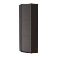 Start with frames, after that add komplement series that stores all your clothes, shoes and accessories. Pax Corner Wardrobe Black Brown Meraker Dark Grey Ikeapedia