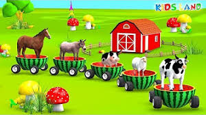 Farm Animals Cartoon Videos For Kids Animals Transformation Kids Land Youtube