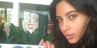 Makeup is some witchcraft sort of nonsense. Kim Kardashian Shares Makeup Free Selfie The Rarest Of All Kardashian Selfies Huffpost