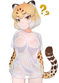 masuyama ryou, kemono friends, jaguar (kemono friends), 1girl, >:) - Anime  R34