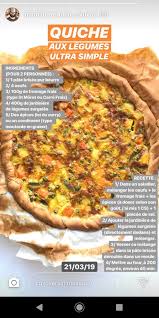 Quiche Aux Legumes Simple Quiche Legume Quiche Diner