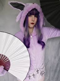 Finally found the time to wear my #espeon #bodysuit 💜 very happy with the  result, I'm wearing it as my Idol OC Sua (from ASTONISH, astonish.dance