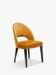 Affordable restaurant chairs & furniture. John Lewis Partners Moritz Velvet Dining Chair Fsc Certified Beech At John Lewis Partners