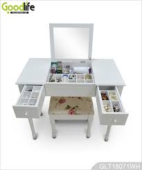 Dressing tables suppliers from malaysia (wholesale). China Mirrored Furniture Manufacturer Wooden Dressing Table With Solid Wood Legs