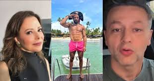 Sandy reúne o ex e atual no mesmo ambiente e fotos expõem