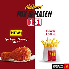 Added with new choices like nasi lemak mcd, ayam goreng mcd and iced lemon tea, mix and match for a quick bite starting from rm5.99. Mcdonald S New Additions To Mcsavers Mix Match Now