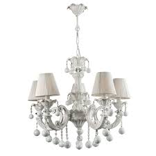 Sezay Lighting Basak 5 Li Beyaz Sapkali Avize Avize Avizeler Ev Dekorasyonu