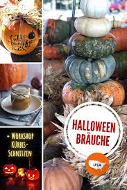 Wie In Den Usa Halloween Feiern Kurbisse Schnitzen In 2020 Halloween Feiern Grusel Essen Halloween Brauche