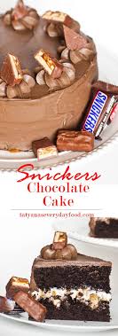 Chocolate Snickers Cake Video Tatyanas Everyday Food Recipe Snickers Cake Snickers Chocolate Snickers Dessert