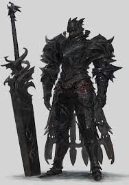Black Knight By Sanha Kim Imaginaryknights Concept Art Characters Fantasy Concept Art Knight Armor