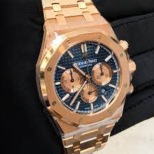 Great prices for audemars piguet royal oak jumbo on chrono24.co.uk. Audemars Piguet Royal Oak Chronograph Rose Gold Blue Crm Jewelers Miami Fl