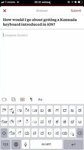 How Would I Go About Getting A Kannada Keyboard Introduced