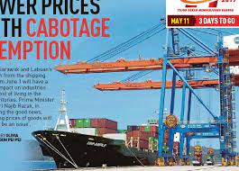 Cabotage is the right to operate and it was implemented in malaysia since the 1980s to protect the local shipping industry from foreign competition. Lower Prices With Cabotage Exemption Pressreader