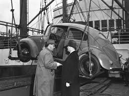 Image result for Dark Blue 1949 Beetle