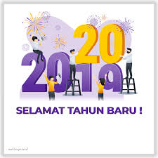 Desain Poster Kartu Ucapan Background Tahun Baru 2020 Desain Fantastis