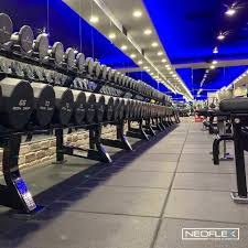 Neoflex Jazz 500 High Impact Tiles For The Freeweights Area Of The Newest Fitness Factory Taiwan Club Courte Floor Workouts Gym Flooring Rubber Gym Flooring