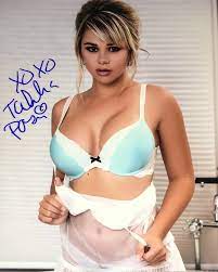 Tahlia Paris In A Blue Bra Playboy Signed 8x10 Photo Adult Model COA Proof  N6 | eBay