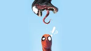 Related spiderman venom wallpaper wallpapers. Hd Wallpaper Spider Man Vs Venom Minimal Artwork 4k 8k Wallpaper Flare