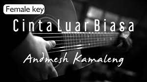 Terima kasih banyak untuk semua orang yang telah berpartisipasi membangun channel ini, atas saran, kritikan, rekomendasi lagu, dan yang telah mencurahkan. Andmesh Kamaleng Cinta Luar Biasa Female Key Acoustic Karaoke Youtube