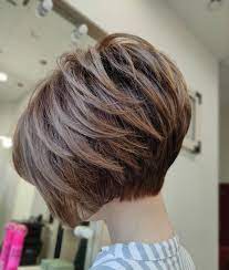 45 Cute Youthful Short Hairstyles For Women Over 50 In 2021 Short Stacked Bob Haircuts Short Thin Hair Short Stacked Hair