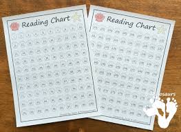 Summer Reading Beach Themed Reading Charts 3 Dinosaurs