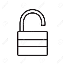 Open Lock Linear Icon Thin Line Illustration Padlock Contour Royalty Free Cliparts Vectors And Stock Illustration Image 77759566 A padlock is a type of lock. open lock linear icon thin line illustration padlock contour