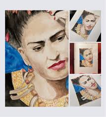 Frida Kahlo Painting for Women's Day