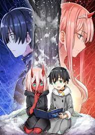zero two und hiro anime liebling im franxx anime franxx liebling ilustrasi karakter gambar karakter anime kawaii