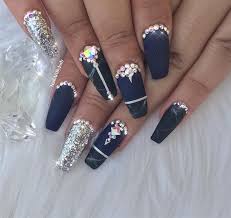 Day 262 Sparkling Jewels Nail Art Nail Jewels Swarovski Nails Nail Designs