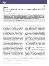 Created survive the killer, windows error simulator, two player kingdom tycoon, and more. Pdf Sex Bias Of Females In Survival From Cancer And Infections Is X The Answer
